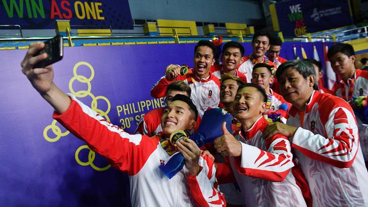 Bulutangkis Beregu Putra Indonesia Bawa Pulang Medali Emas SEA Games 2019